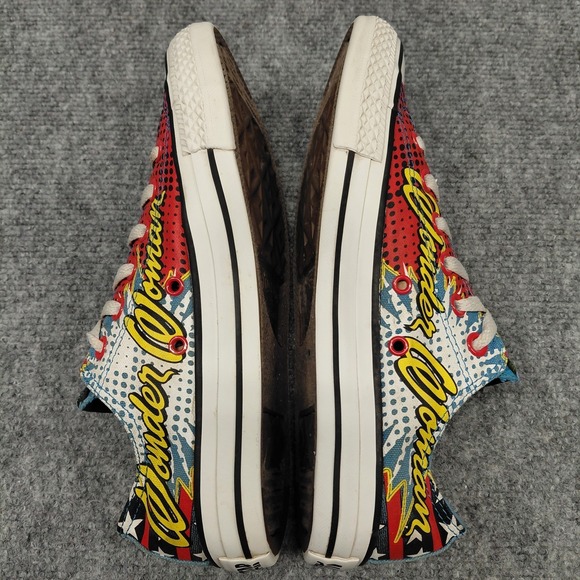 Converse All Star Wonder Women's Low Top Shoes Size 8 Chuck Taylor DC Comics - Picture 2 of 10